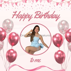 It s a special day thank you so much for your birthday greetings