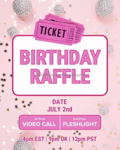 My birthday fuck date fuck me on video call for 10min the day of my