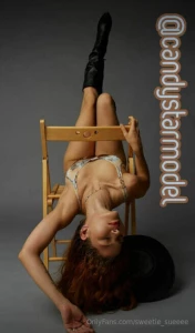 Indulge in the enchantment of candystarmodel with her flexible charm part 2