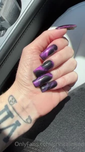 crystalinked - This new mani is fire 