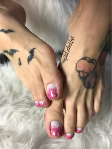 Preview of my latest winter pedi part 2