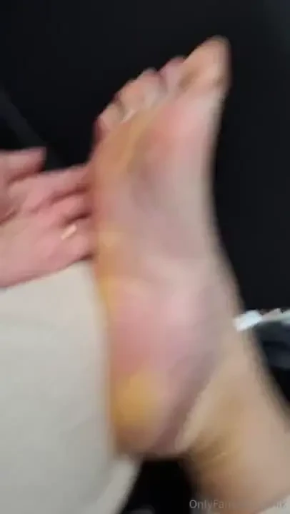 Hopefully noone in the car noticed you wathing me take my socks off part 1 