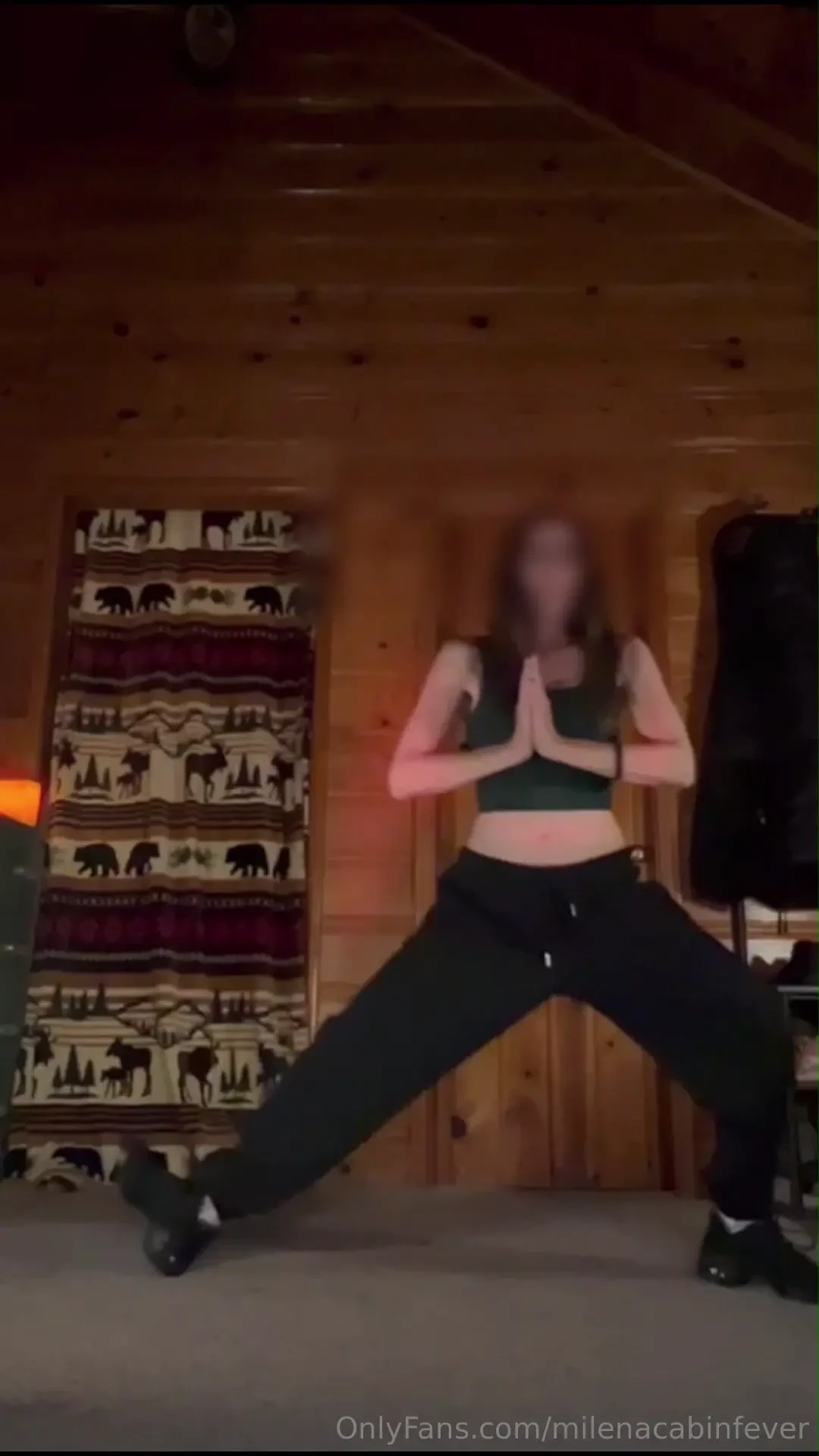 Horse stance dance working out this hard gets me so hot check out the 