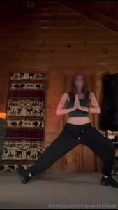 Horse stance dance working out this hard gets me so hot check out the