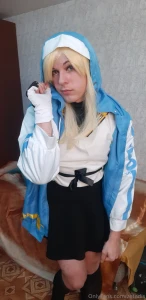 Bridget cosplay from guilty gear strive part 2