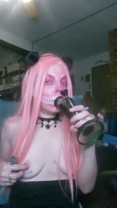 skyla-pink - Huge hit little boobs i still have so many halloween vids amp pictures 