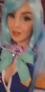First day of heatherween i am the goddess aqua and i demand your