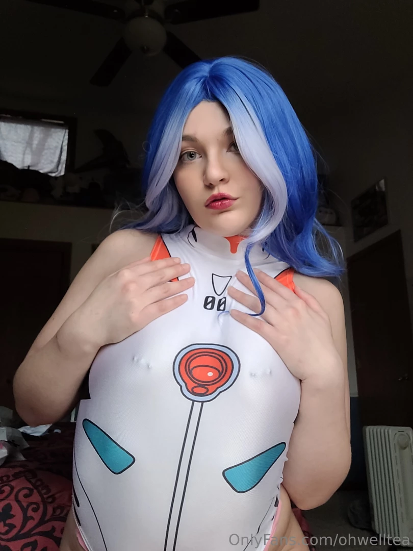 Crotchless rei bodysuit really makes me feel extra horny part 1 