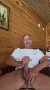 Happy stroking mr happy