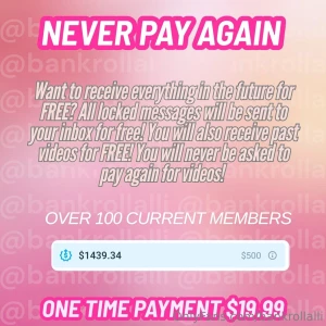 Want to receive everything in the future for locked messages will be part 4