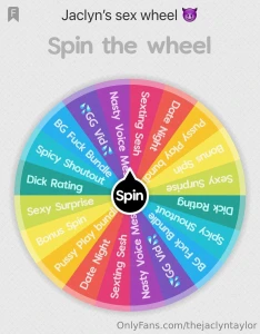 Feeling lucky babes let s have some fun with this spin the wheel