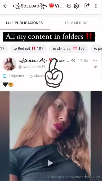 All my content organized 