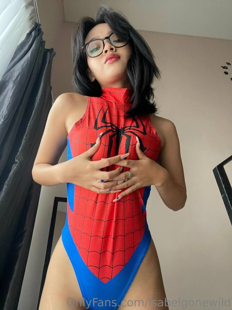 Would you give miss spidey a little hug 