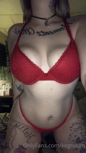 Looking sexy in red