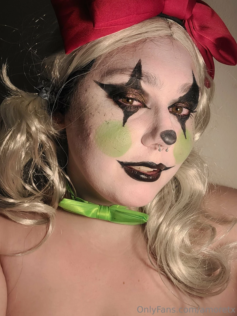 amoretx - Clown selfies i didn t release i really want to do more clown makeup part 4 