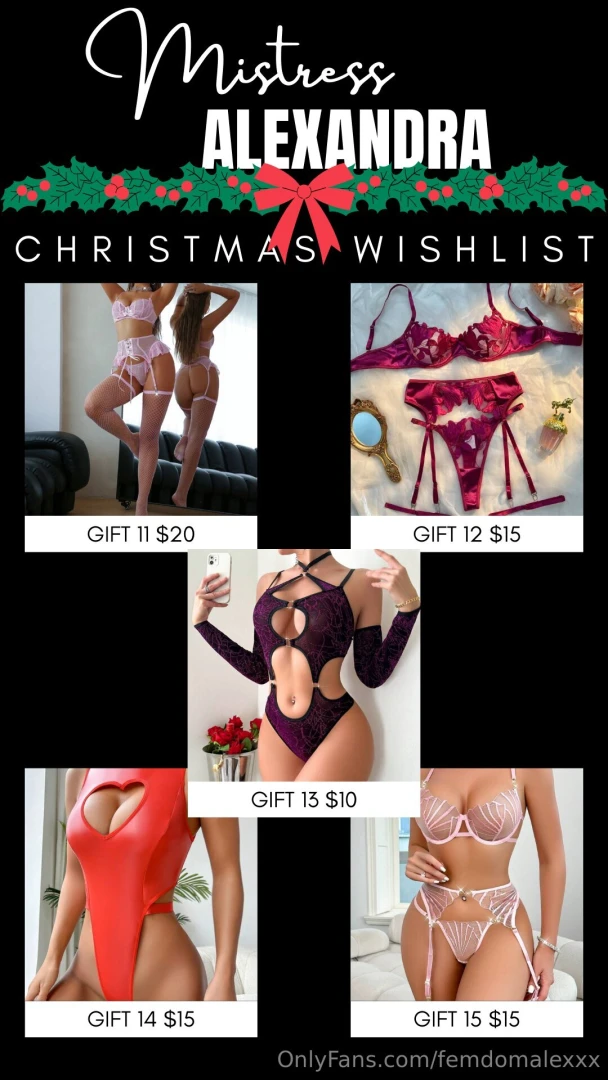Christmas is here my little slut your goddess would give you the part 2 