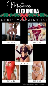 Christmas is here my little slut your goddess would give you the part 2