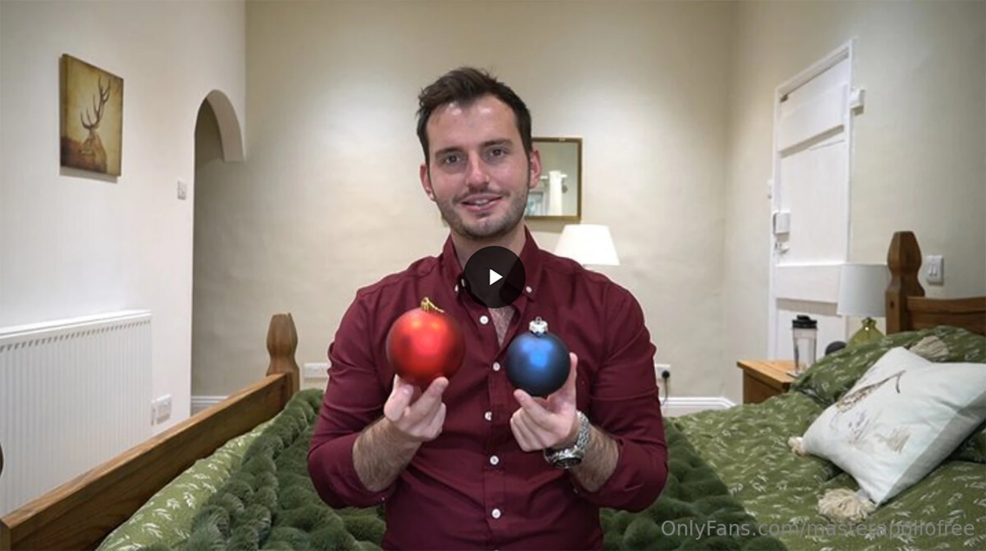 Day 5 of christmas red and blue baubles - cbt xmas length 10 mins 15 part 1 