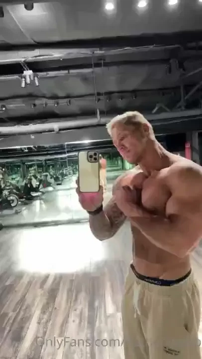 Can you tell my chest is growing 