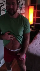 All this trying on and playing in jocks got me like well had to finish
