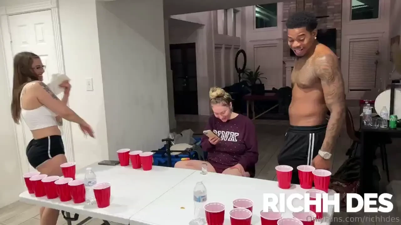 I was given the ultimatum during beer pong to suck his dick if i 