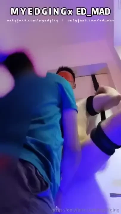 033 - part 3 let ed_max enjoy huge dildo while edging him double 