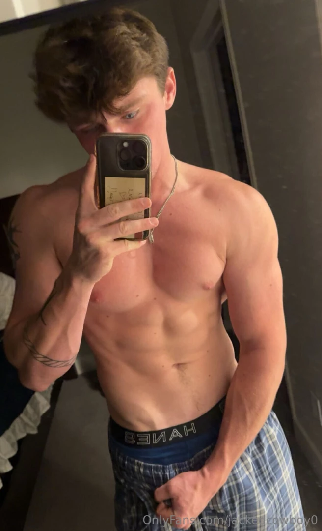 Check out my sexy friend naughty cowboy he just start his free page 