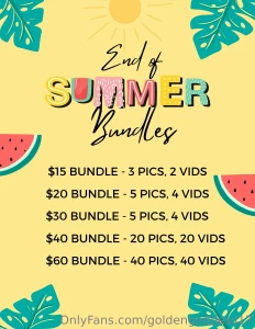 End of summer super bundles are here be on the look out for them in