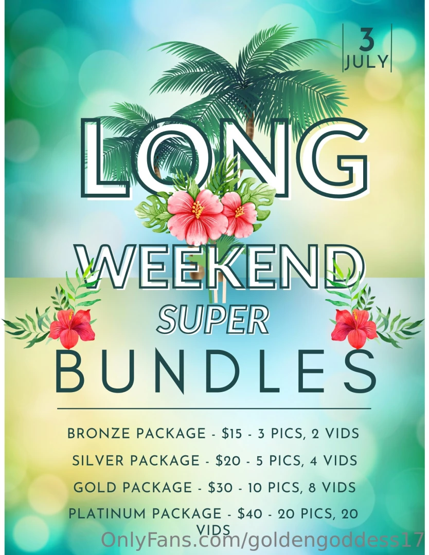 Hey my loves i m offering long weekend super bundles right now get a 