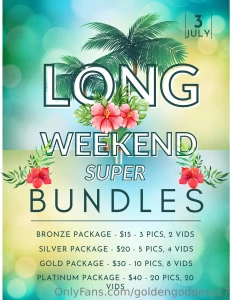 Hey my loves i m offering long weekend super bundles right now get a