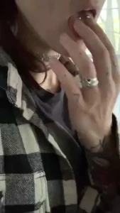 Sometimes ya just gotta suck yer own fingies am i right not enough