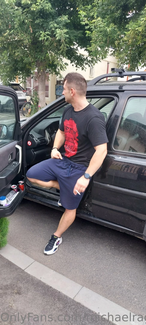 Looking around to see if people see me just before i took my cock out 