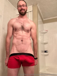 Christmas is over but the red boxers are still hanging around