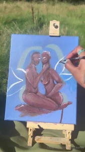 jadelaurice - Finding peace painting in nature 