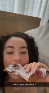 Dm me your fave snack