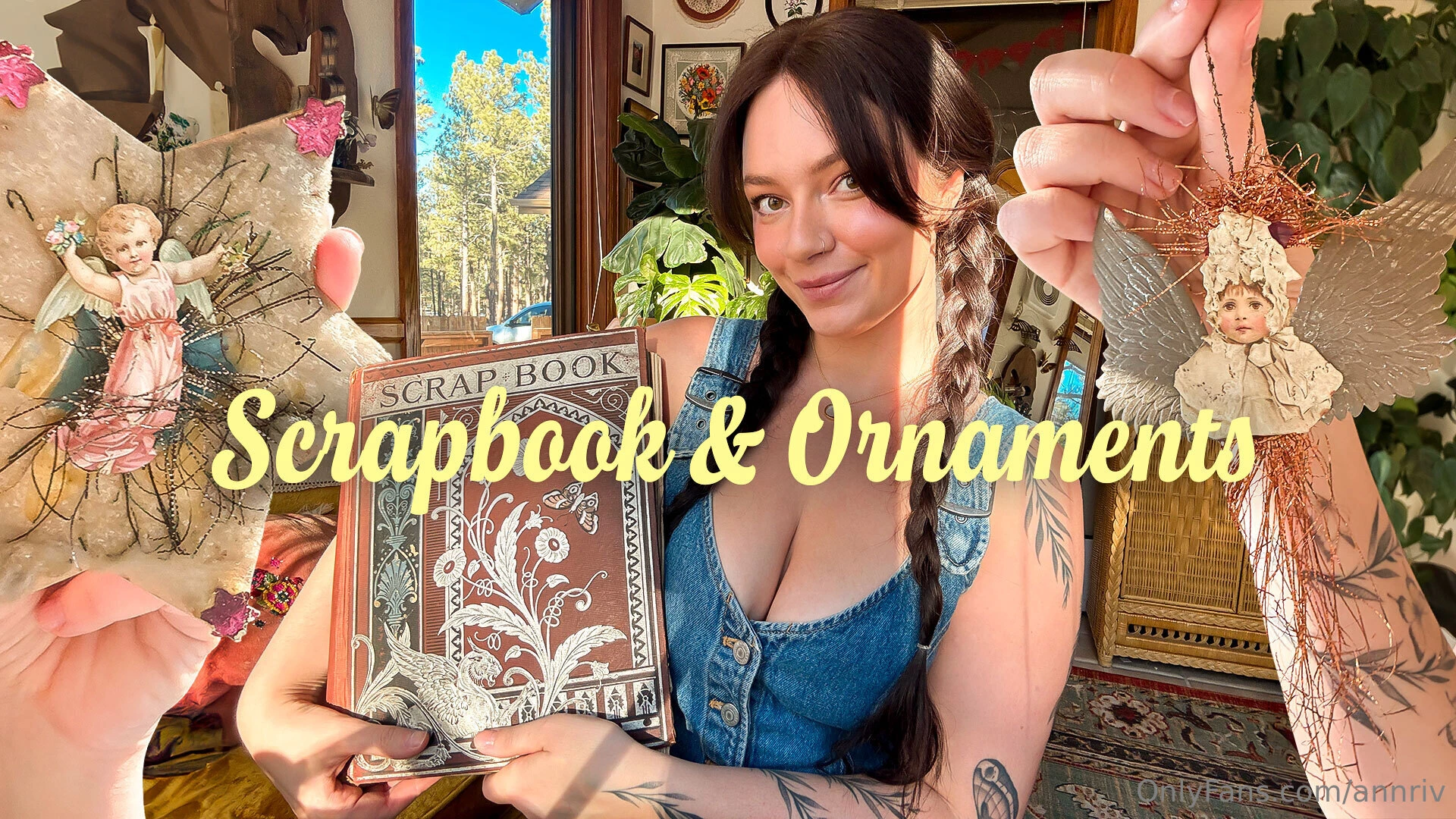 Antique christmas scrapbook amp ornaments i ve got something so 