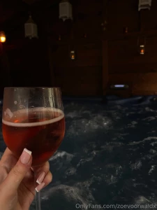 Im all alone in a jacuzzi drinking wine i really want to get fucked