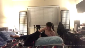 This one is non sexual just me chilling with my cutie pie bear