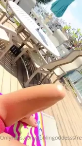 Finally some beachy tan vibes with the chillest view here s a little