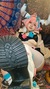 I m back to do cosplay so excited even i can t wear high heels in long