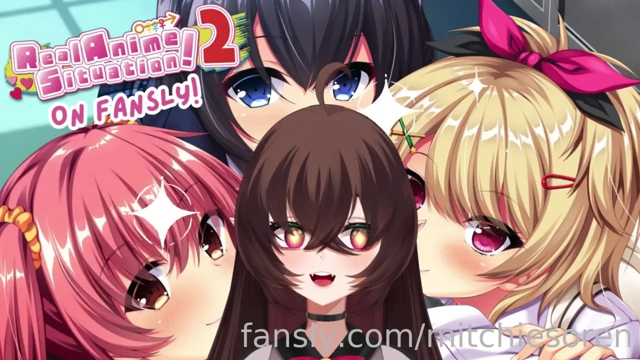 We ll be streaming a hentai visual novel called real anime situation 2 