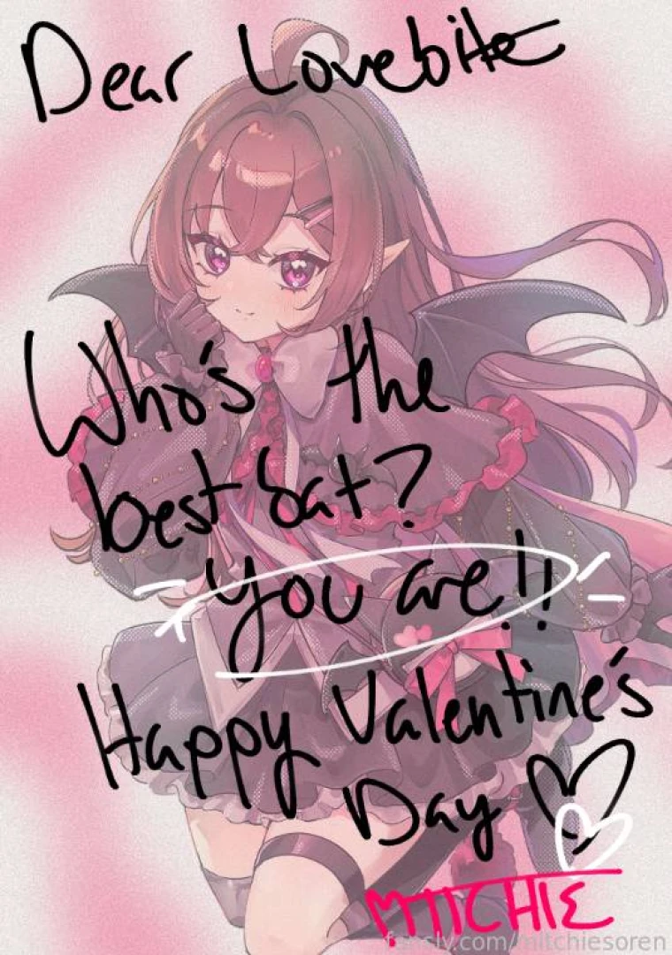 Happy valentine s day masturbites thank you for being so nice to me 