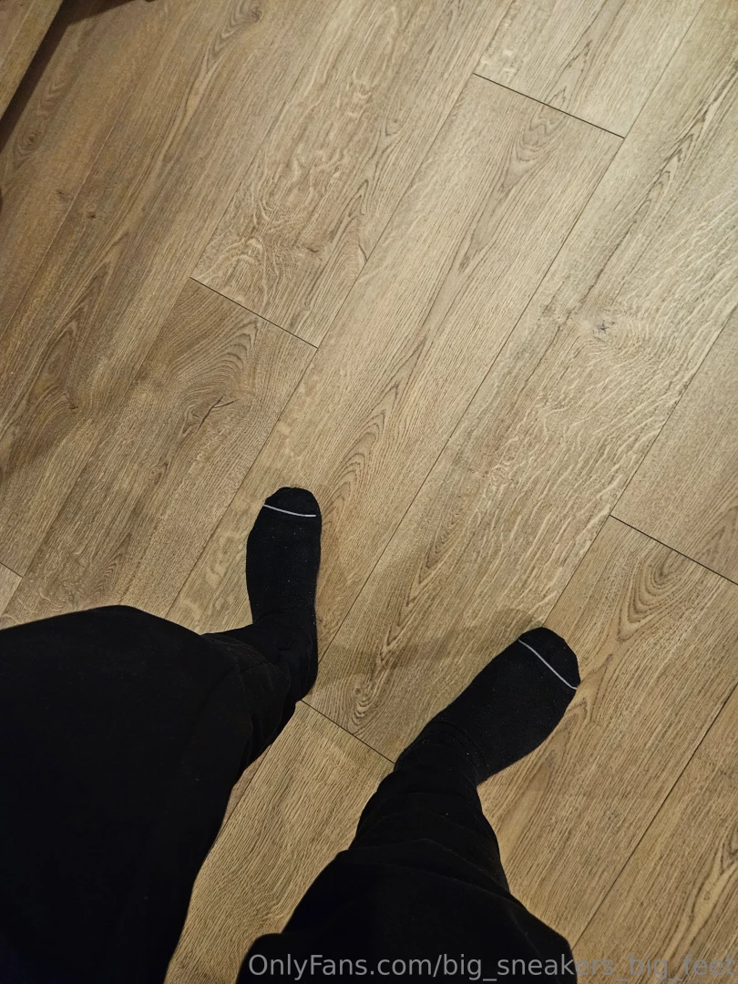My big feet trampling you 