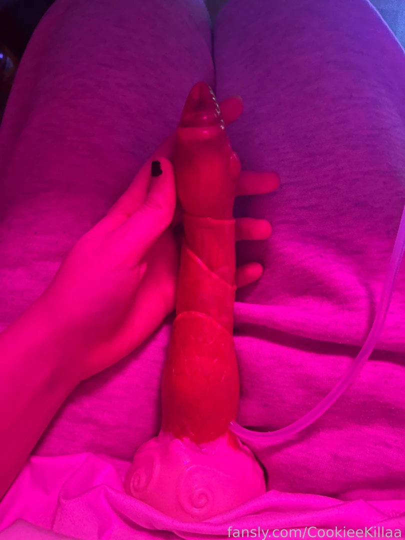 Look what finally arrived this is my very first monster dildo so far part 1 