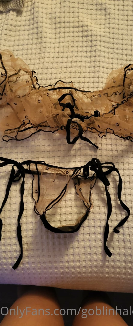 Black nudie lingerie 