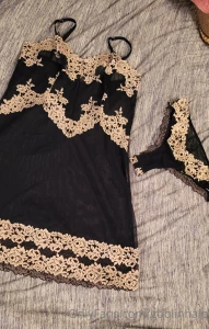 Sexy teddy navy blue italian lingerie set