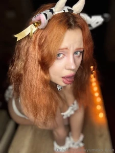 Moo moo how do you like my cow cosplay