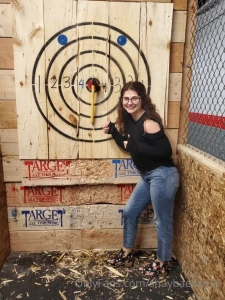 Flash back friday ax throwing is so much fun