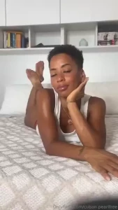 Dirty soles on bed because i can