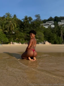 Shining on the beach